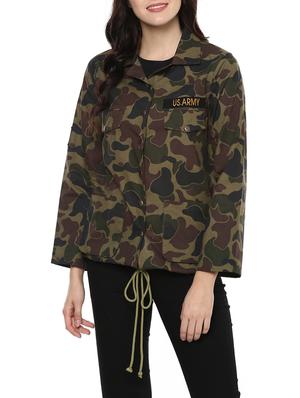 multi cotton military jacket - 14438568 - Standard Image - 1