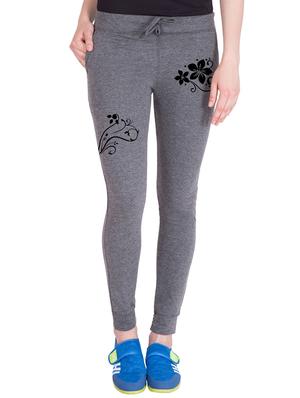 grey cotton track pants - 14439052 - Standard Image - 1