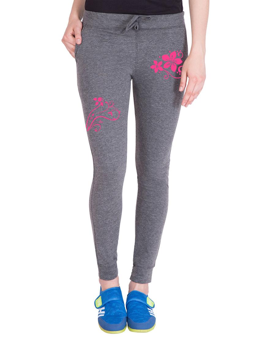 grey cotton track pants - 14439056 - Zoom Image - 1