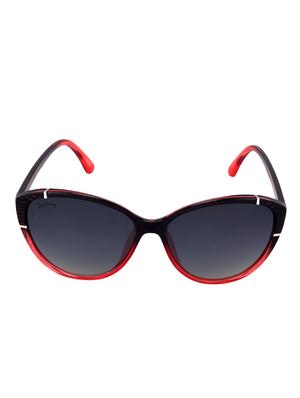 Superray CY962-BK-RED Black and Red Cateye Sunglasses for Women - 14439146 - Standard Image - 1