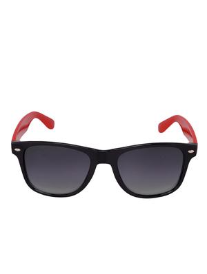 Superray WF903-BK-RED Black Red Wayfarer Sunglasses for Men & Women - 14439151 - Standard Image - 1