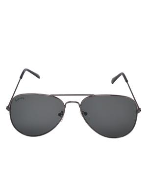 Superray AV921-Grey Black Aviator Sunglasses for Men & Women - 14439152 - Standard Image - 1