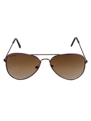 Superray AV921-BRW-CP Aviator Style Sunglasses for Men & Women - 14439163 - Standard Image - 1
