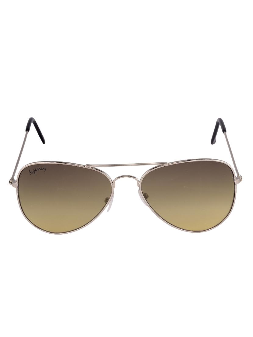 superray av922-slv-bw aviator style sunglasses for men & women - 14439167 - Zoom Image - 1
