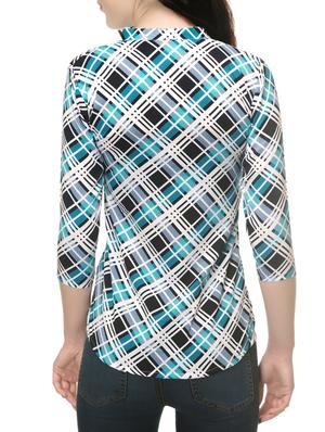 blue checkered shirt - 14439730 - Standard Image - 3