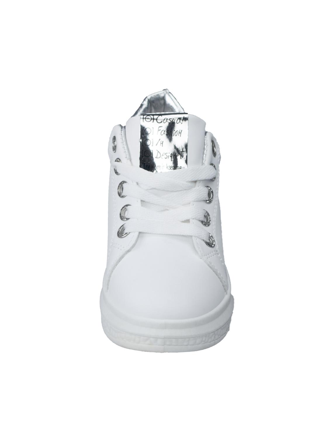 white lace-up sneaker - 14441080 - Zoom Image - 3