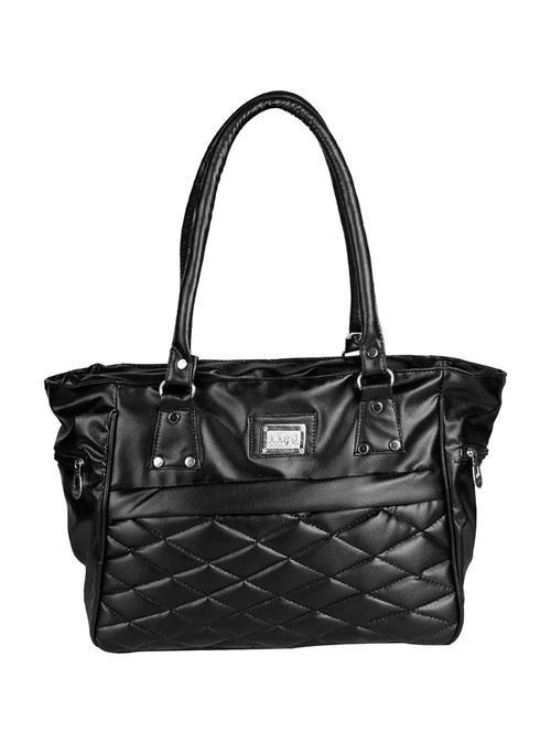 black leather regular handbag - 14441885 - Very Small Image - 1