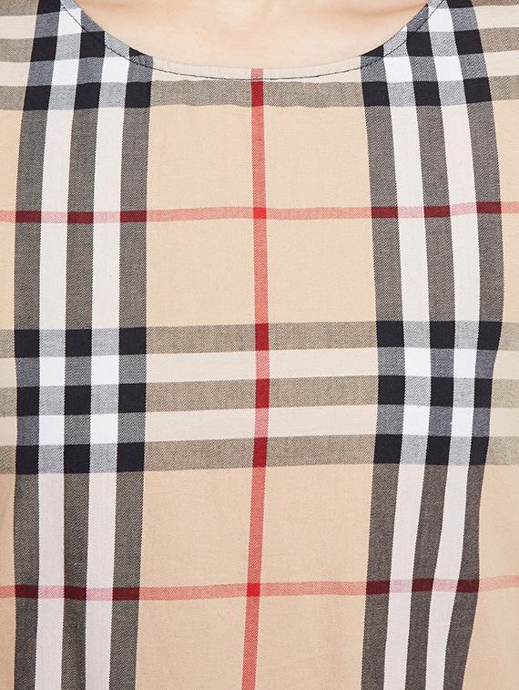 brown cotton checked top - 14442235 - Zoom Image - 4