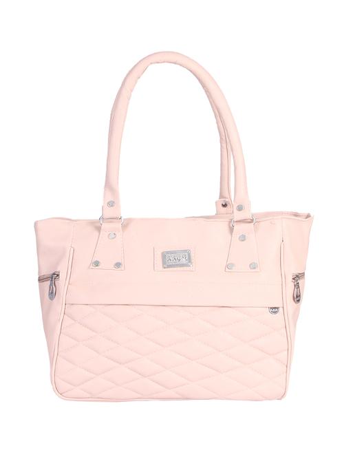 beige leather regular handbag - 14442626 - Very Small Image - 1
