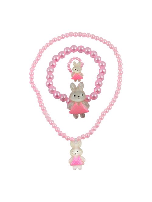pink plastic necklace set - 14443136 - Very Small Image - 1