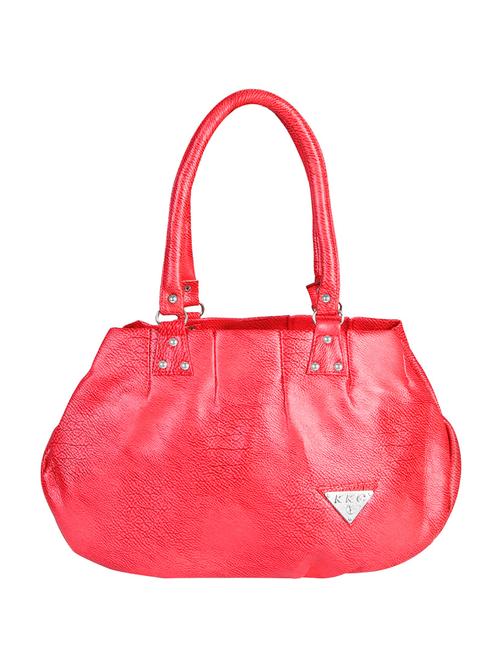 red leather regular handbag - 14443774 - Very Small Image - 1