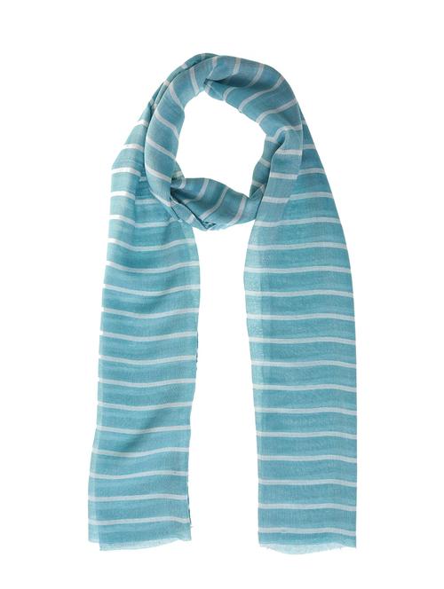 blue polyester scarf - 14444616 - Very Small Image - 1