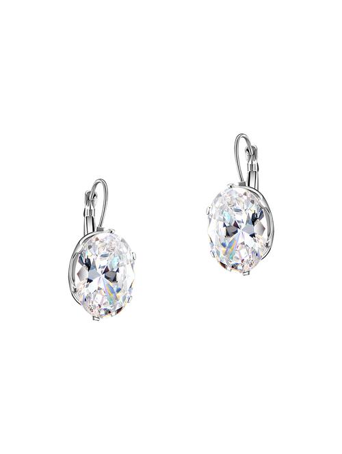 white copper studs earrings - 14445023 - Standard Image - 1