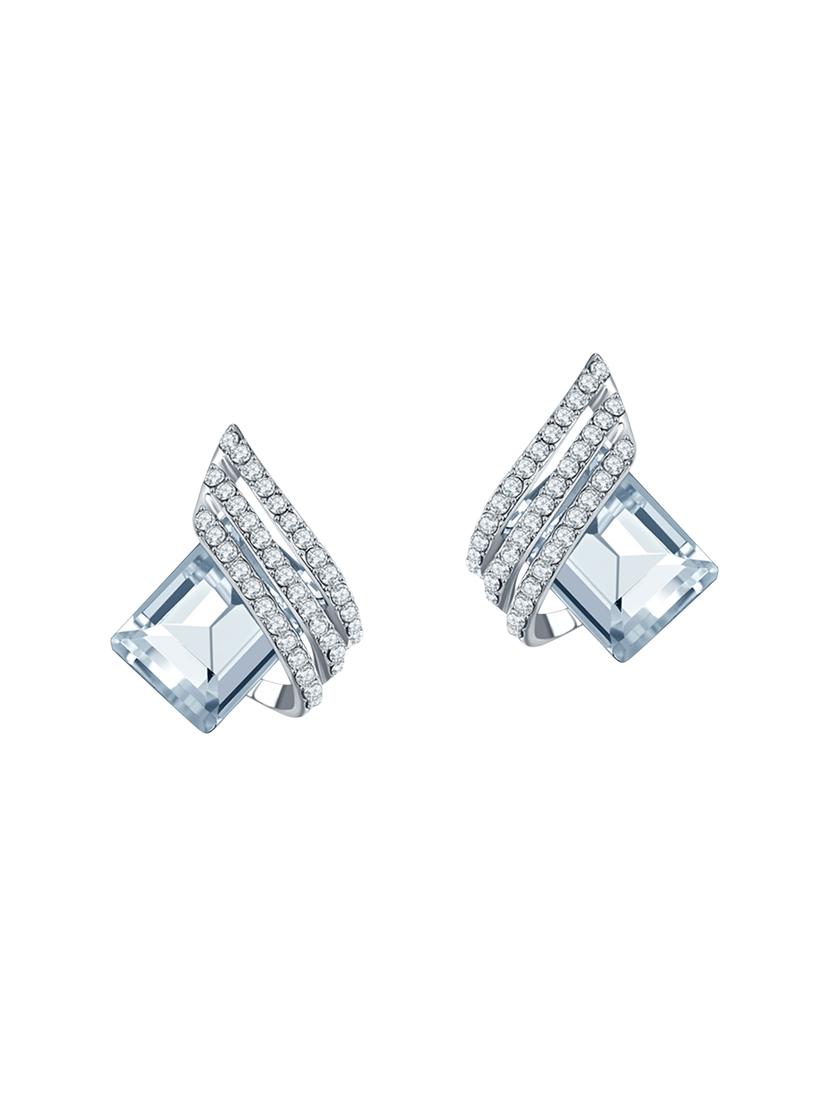 white copper studs earrings - 14445091 - Zoom Image - 1