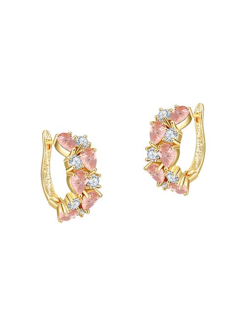 multi colored copper studs earrings - 14445106 - Standard Image - 1
