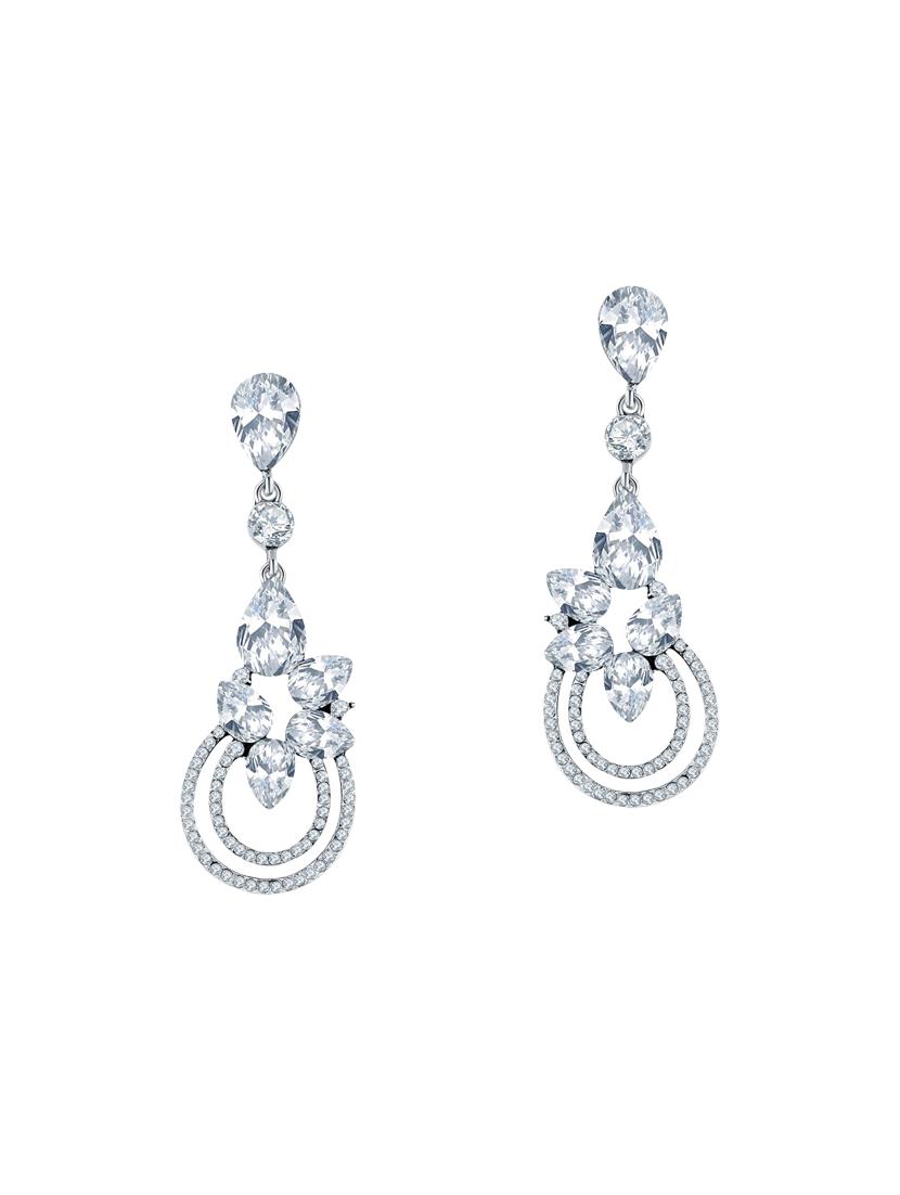 white copper drop earrings - 14445177 - Zoom Image - 1