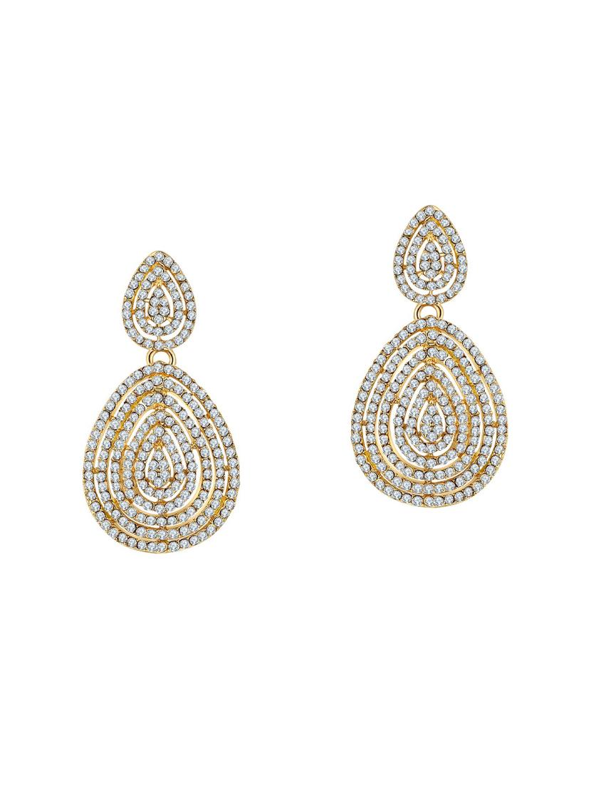 white copper drop earrings - 14445229 - Zoom Image - 1
