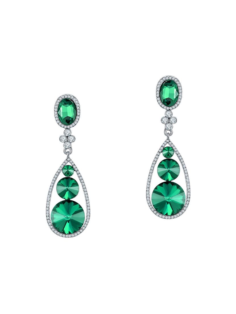 green copper drop earrings - 14445233 - Zoom Image - 1