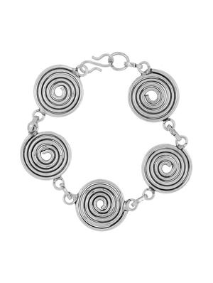 silver brass long necklace - 14445902 - Standard Image - 3