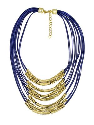 blue brass other necklace - 14445906 - Standard Image - 2