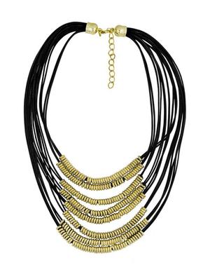 black brass long necklace - 14445908 - Standard Image - 2