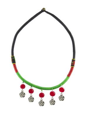 green brass short necklace - 14445911 - Standard Image - 2