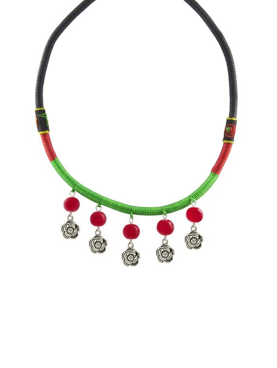 green brass short necklace - 14445911 - Zoom Image - 1