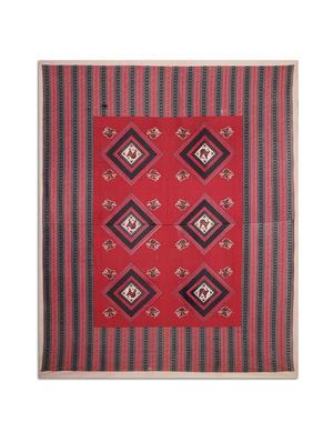 pure cotton rajasthani traditional double bed sheet with 2 pillow covers - 14446237 - Standard Image - 2