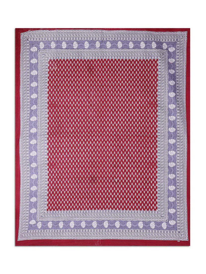 pure cotton rajasthani traditional double bed sheet with 2 pillow covers - 14446282 - Zoom Image - 2