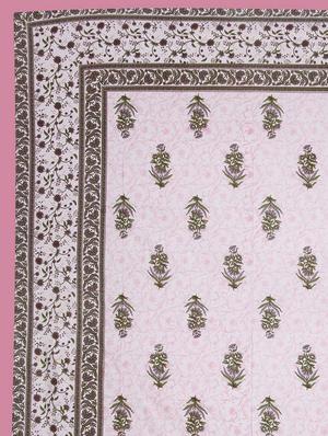 pure cotton rajasthani traditional double bed sheet with 2 pillow covers - 14446300 - Standard Image - 2