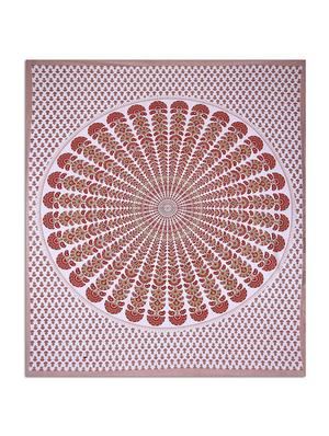 pure cotton rajasthani traditional double bed sheet with 2 pillow covers - 14446369 - Standard Image - 2