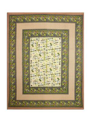 pure cotton rajasthani traditional double bed sheet with 2 pillow covers - 14446423 - Standard Image - 2