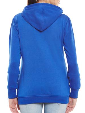 blue fleece hooded jacket - 14448574 - Standard Image - 3
