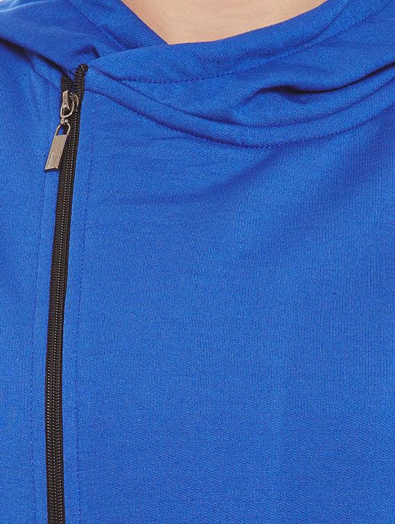 blue fleece hooded jacket - 14448574 - Zoom Image - 4