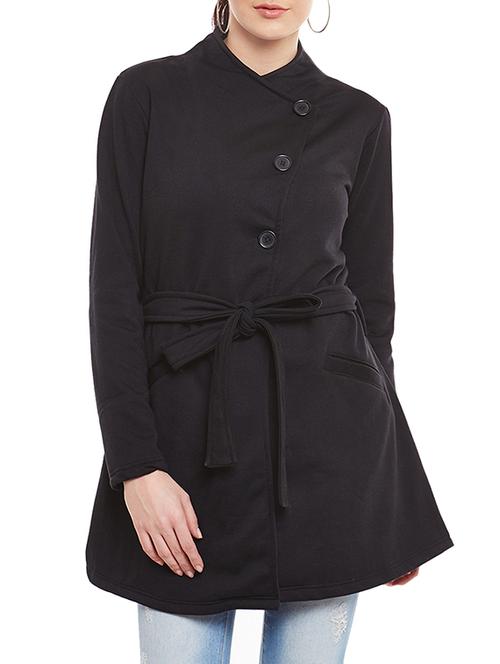 belle fille black fleece jacket - 14448585 - Standard Image - 1