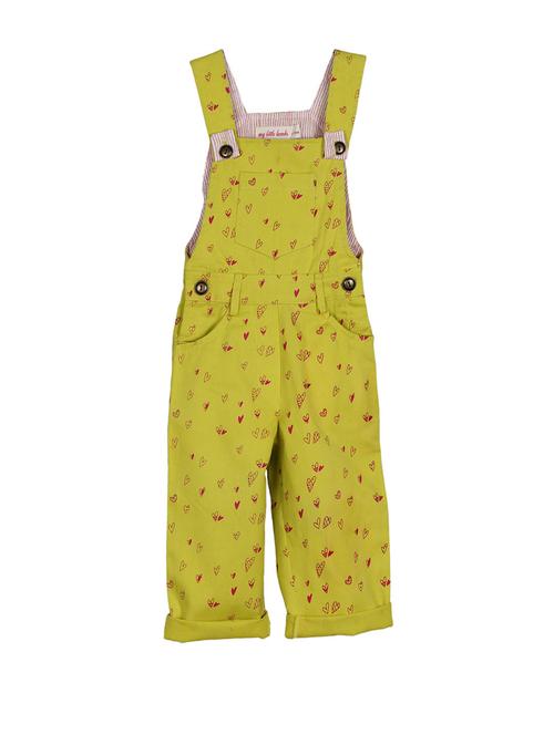 green cotton dungaree - 14450118 - Standard Image - 1
