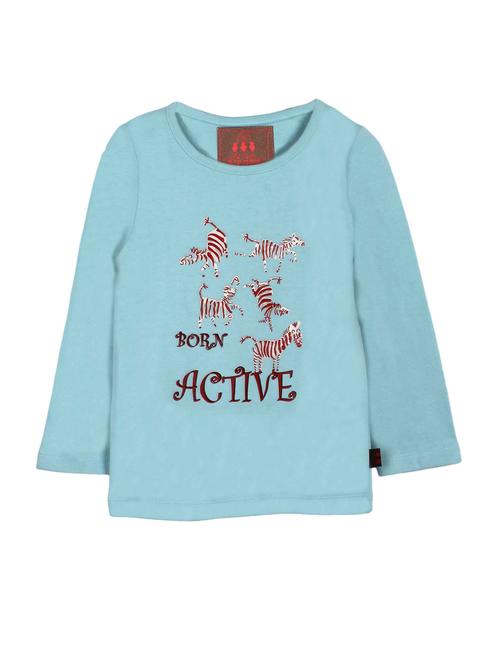blue cotton tshirt - 14450165 - Standard Image - 1