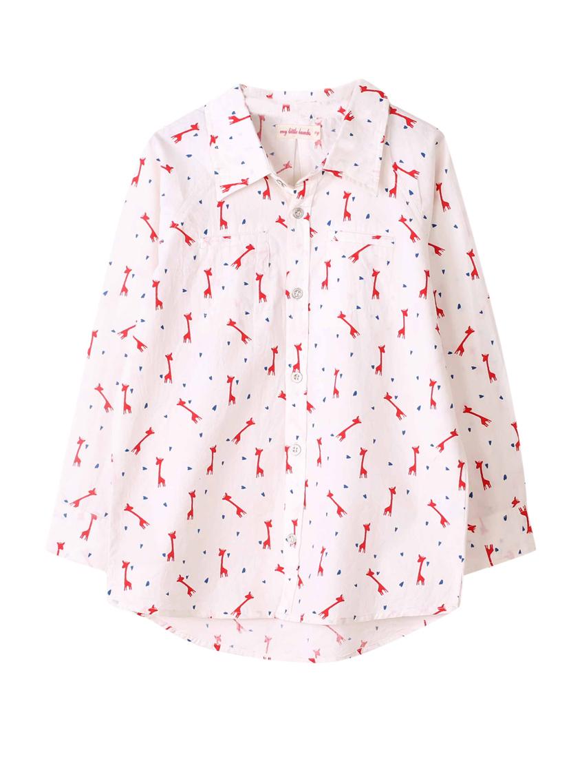 pocket patched quirky print shirt - 14450171 - Zoom Image - 1