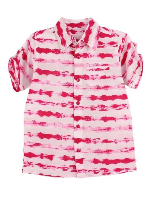 red cotton shirt - 14450173 - Standard Image - 1