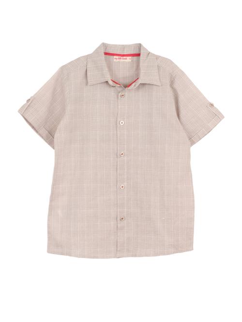 grey cotton shirt - 14450174 - Standard Image - 1