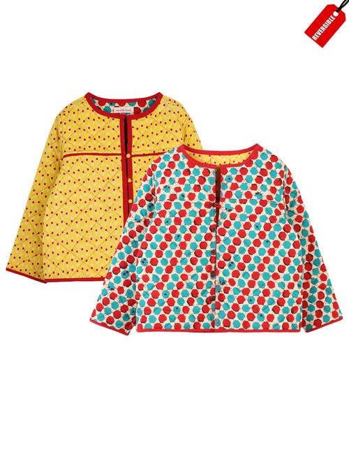 red cotton quilted reversible jacket - 14450265 - Standard Image - 1