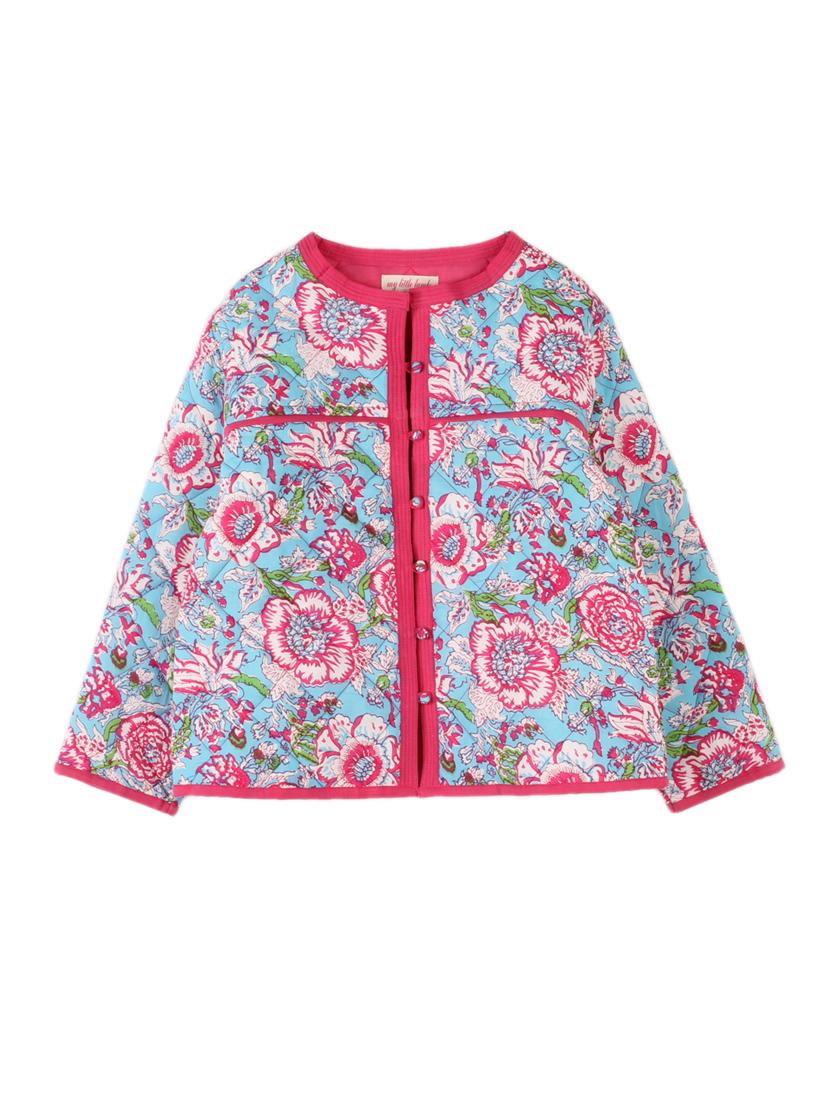 blue cotton quilted jacket - 14450266 - Zoom Image - 1