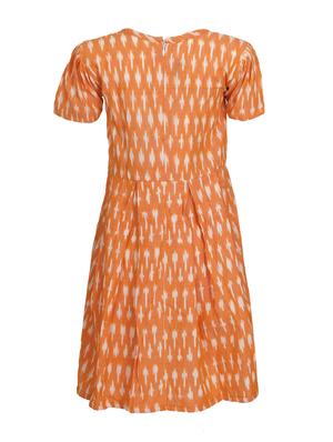 yellow cotton frock - 14451193 - Standard Image - 2
