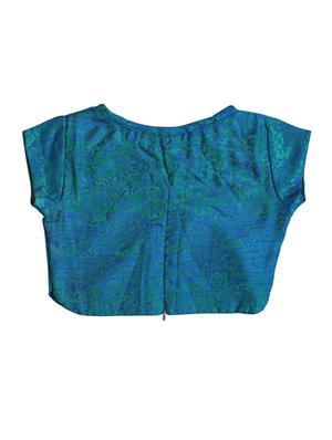 blue printed lehnga choli - 14451211 - Standard Image - 2