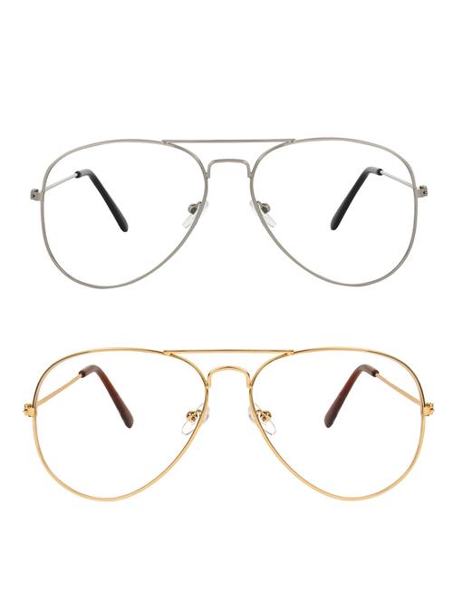 zyaden full rim aviator sunglasses set of 2 - 14452268 - Standard Image - 1