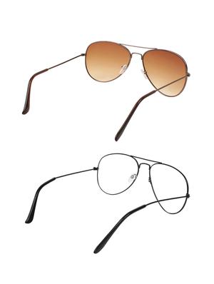 zyaden full rim aviator sunglasses set of 2 - 14452275 - Standard Image - 3