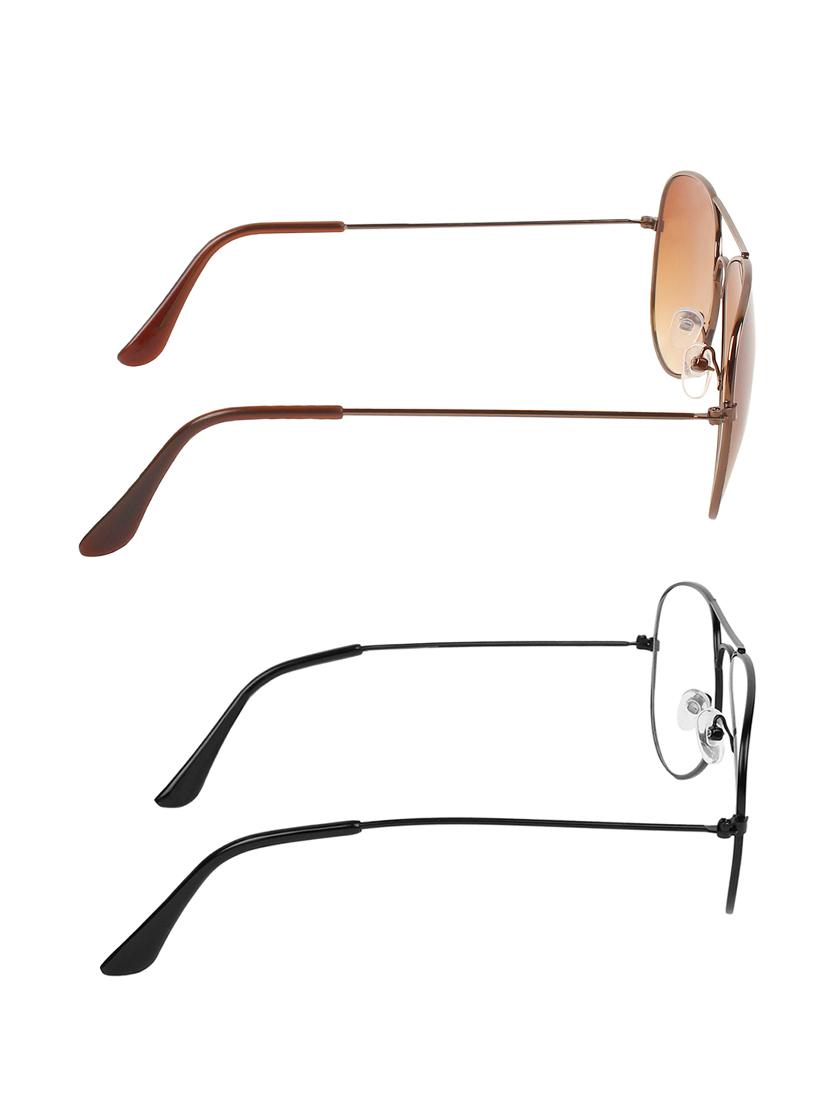 zyaden full rim aviator sunglasses set of 2 - 14452275 - Zoom Image - 4