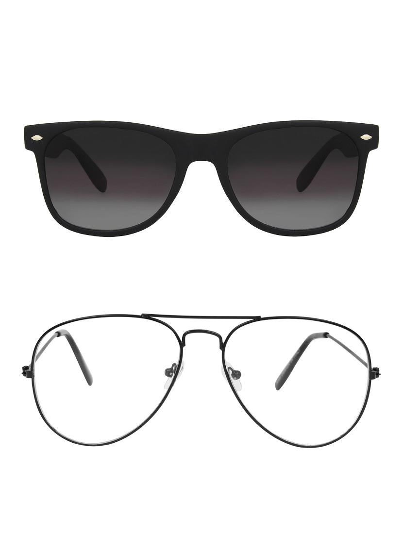 zyaden full rim aviator sunglasses set of 2 - 14452278 - Zoom Image - 1