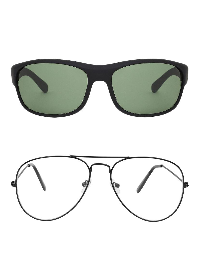zyaden full rim aviator sunglasses set of 2 - 14452280 - Zoom Image - 1