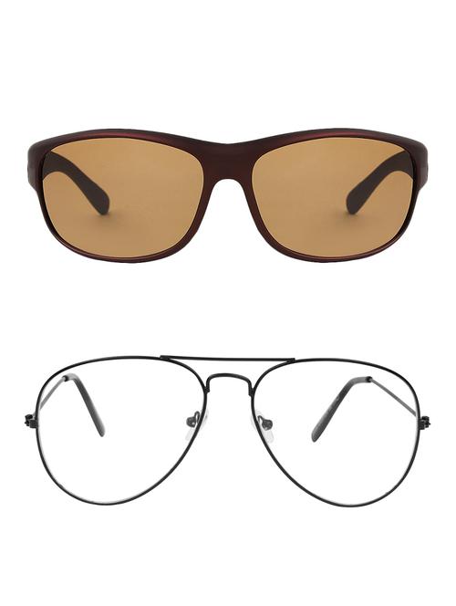 zyaden full rim aviator sunglasses set of 2 - 14452281 - Standard Image - 1